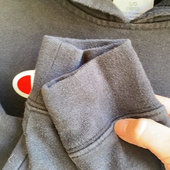 Champion Kids Classic Black Hoody - Picture 6 of 7